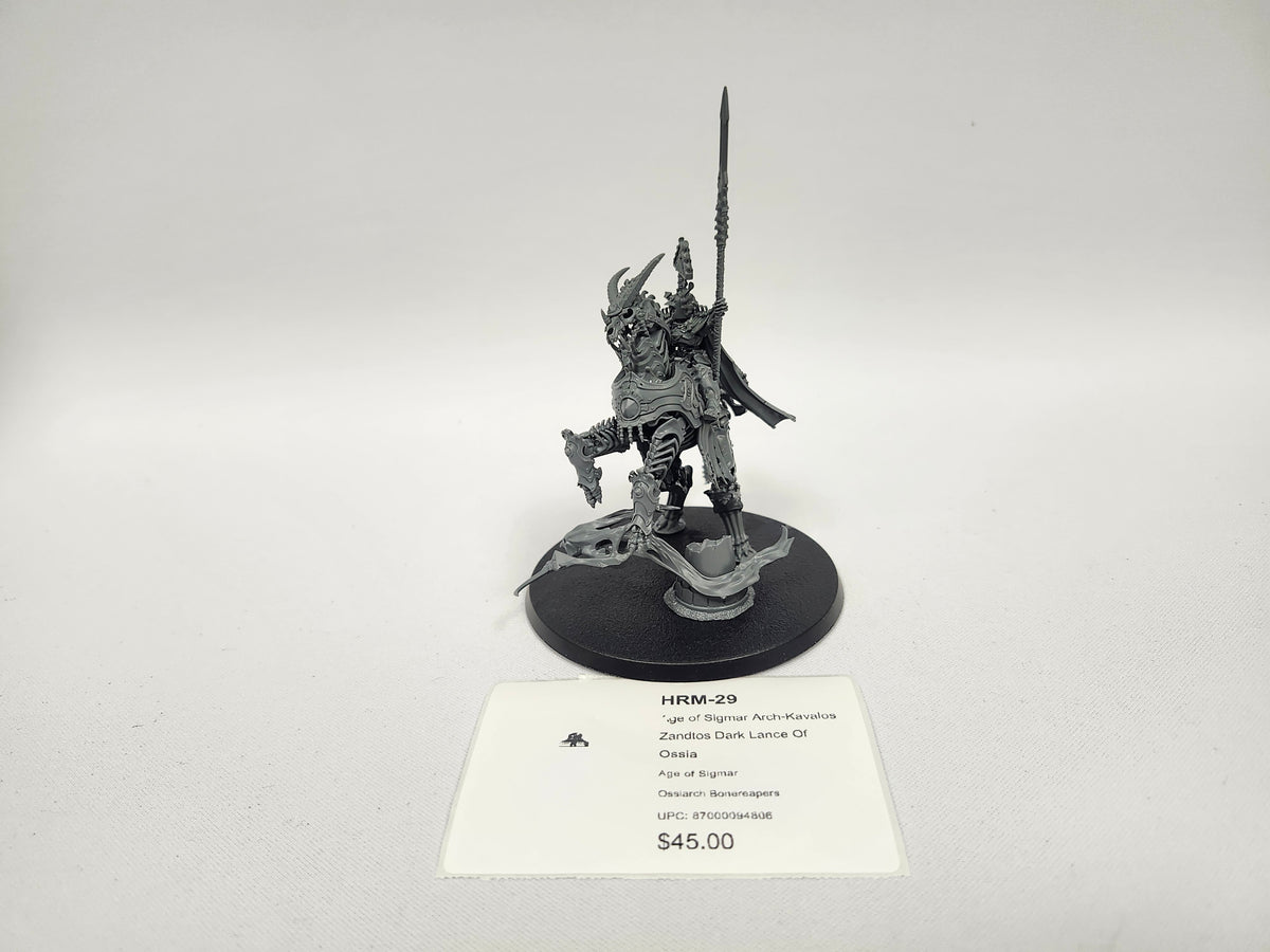 Age of Sigmar Arch-Kavalos Zandtos Dark Lance Of Ossia HRM-29