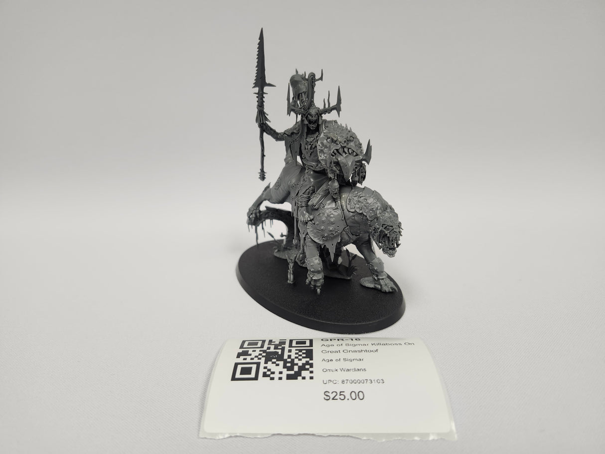 Age of Sigmar Killaboss On Great Gnashtoof GPR-16