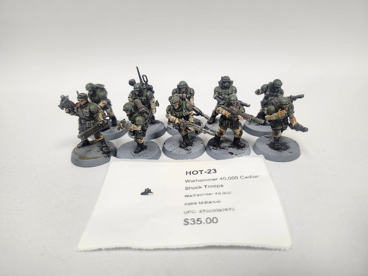 Warhammer 40,000 Cadian Shock Troops HOT-23