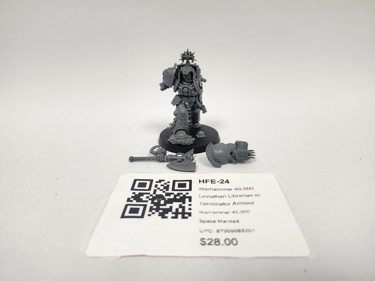Warhammer 40,000 Leviathan Librarian in Terminator Armour HFE-24