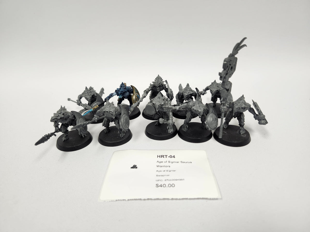 Age of Sigmar Saurus Warriors HRT-04