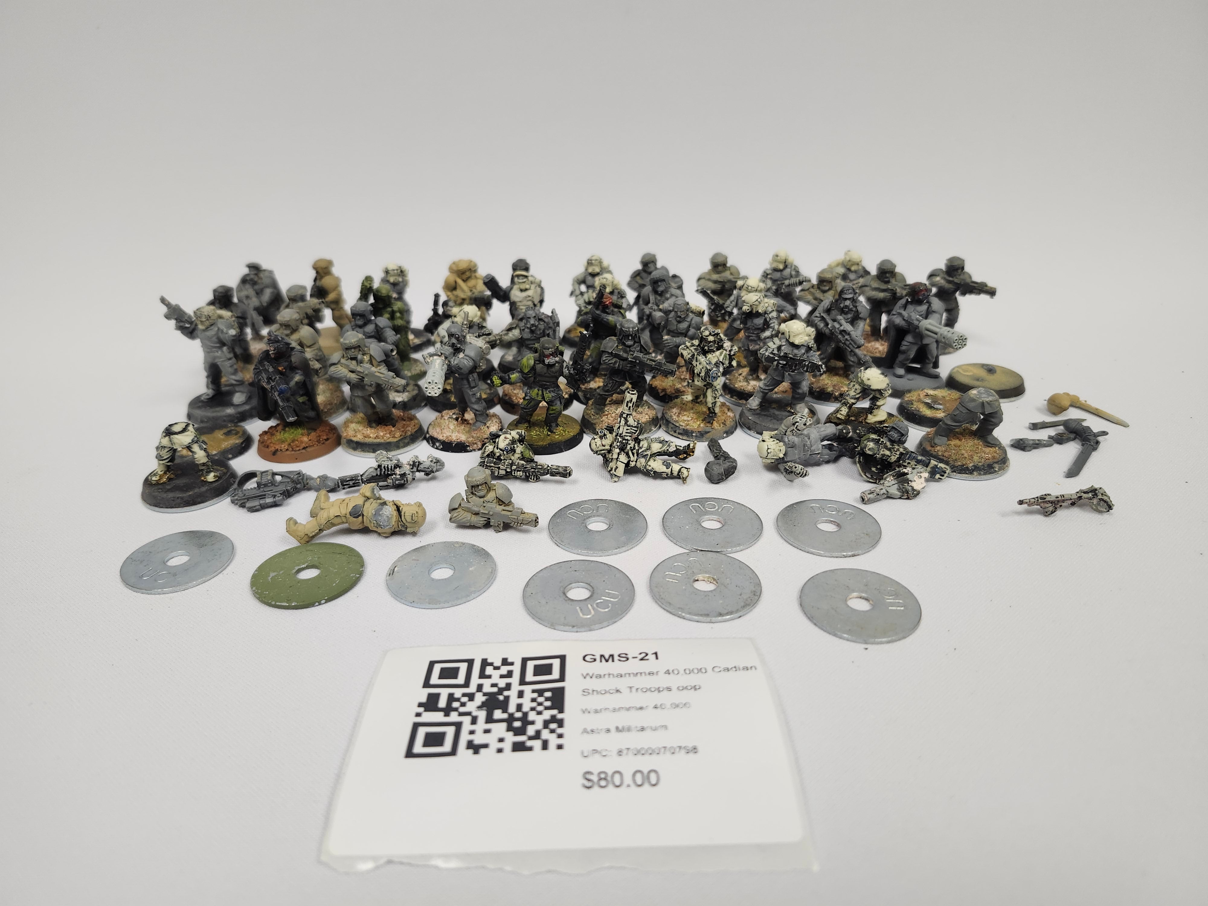 Warhammer 40,000 Cadian Shock Troops oop GMS-21