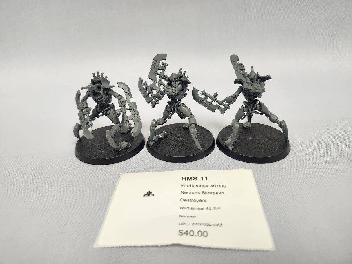 Warhammer 40,000 Necrons Skorpekh Destroyers HMS-11