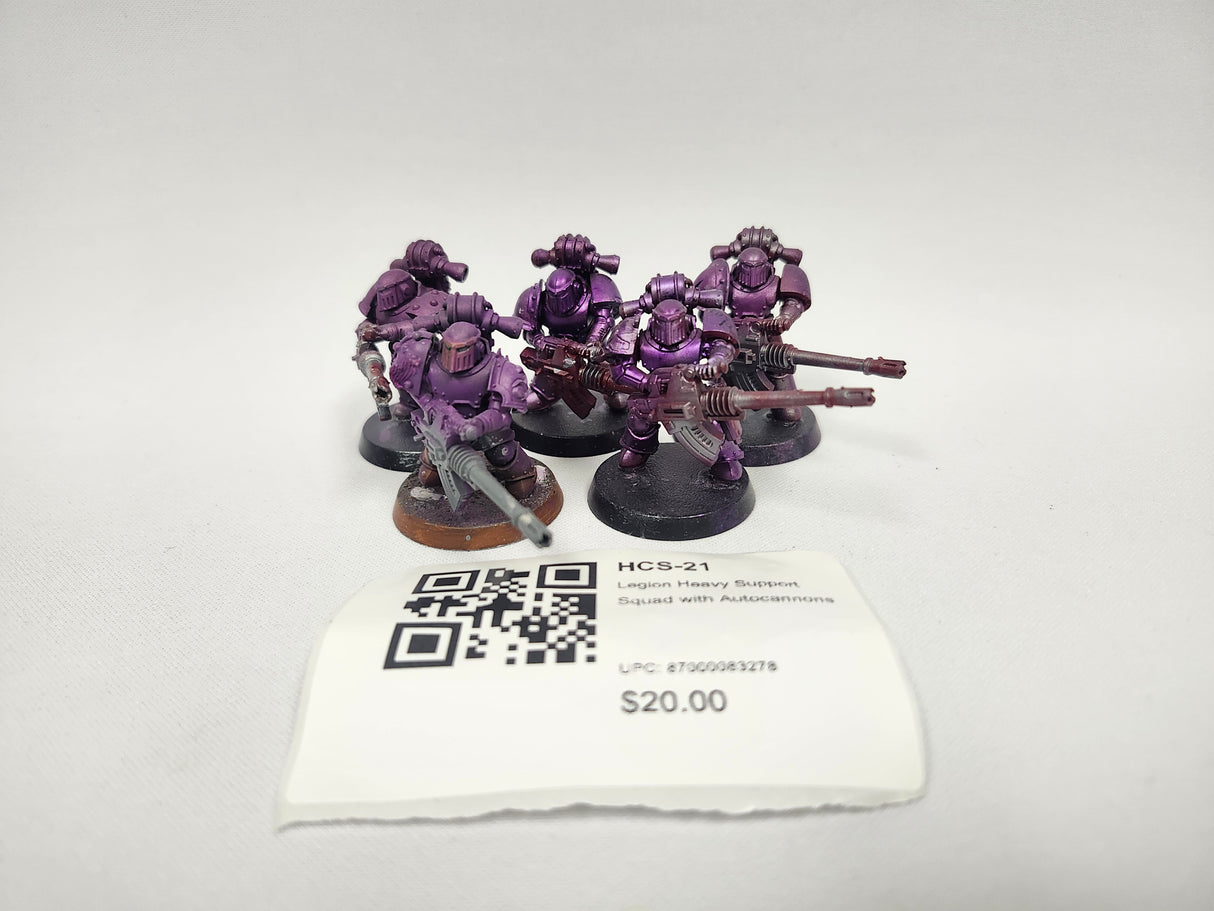 Legion Heavy Support Squad with Autocannons HCS-21