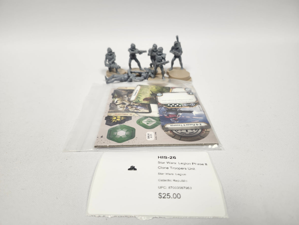 Star Wars: Legion Phase II Clone Troopers Unit HIS-26