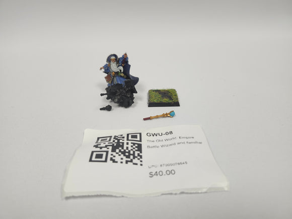 The Old World: Empire Battle Wizard and familiar GWU-08