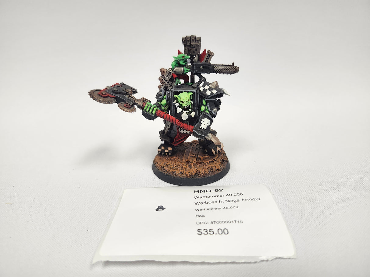 Warhammer 40,000 Warboss In Mega Armour HNO-02