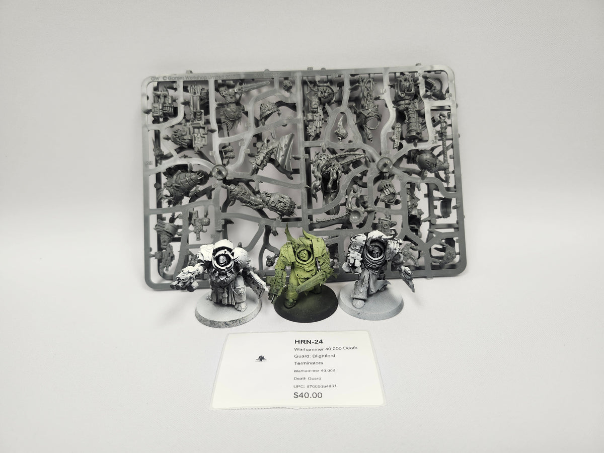 Warhammer 40,000 Death Guard: Blightlord Terminators HRN-24