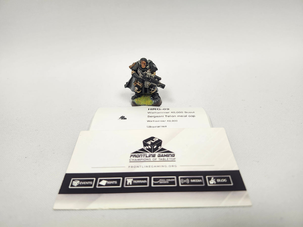 Warhammer 40,000 Scout Sergeant Telion metal oop HRG-09