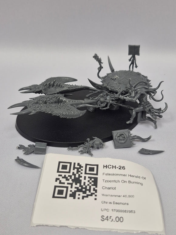 Fateskimmer Herald Of Tzeentch On Burning Chariot HCH-26