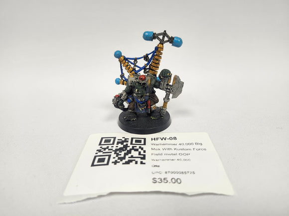 Warhammer 40,000 Big Mek With Kustom Force Field metal OOP HFW-08