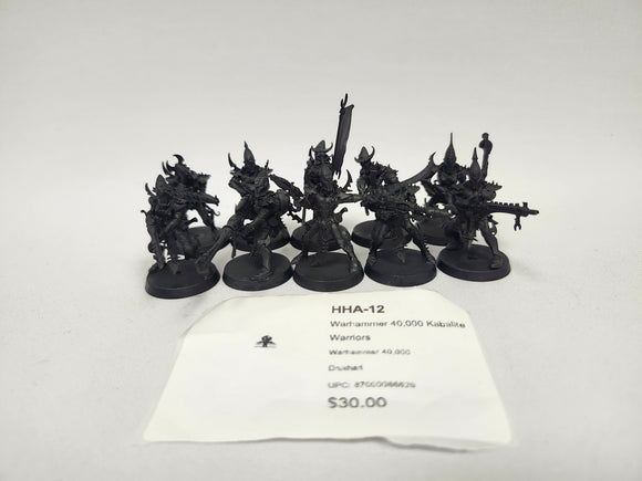 Warhammer 40,000 Kabalite Warriors HHA-12