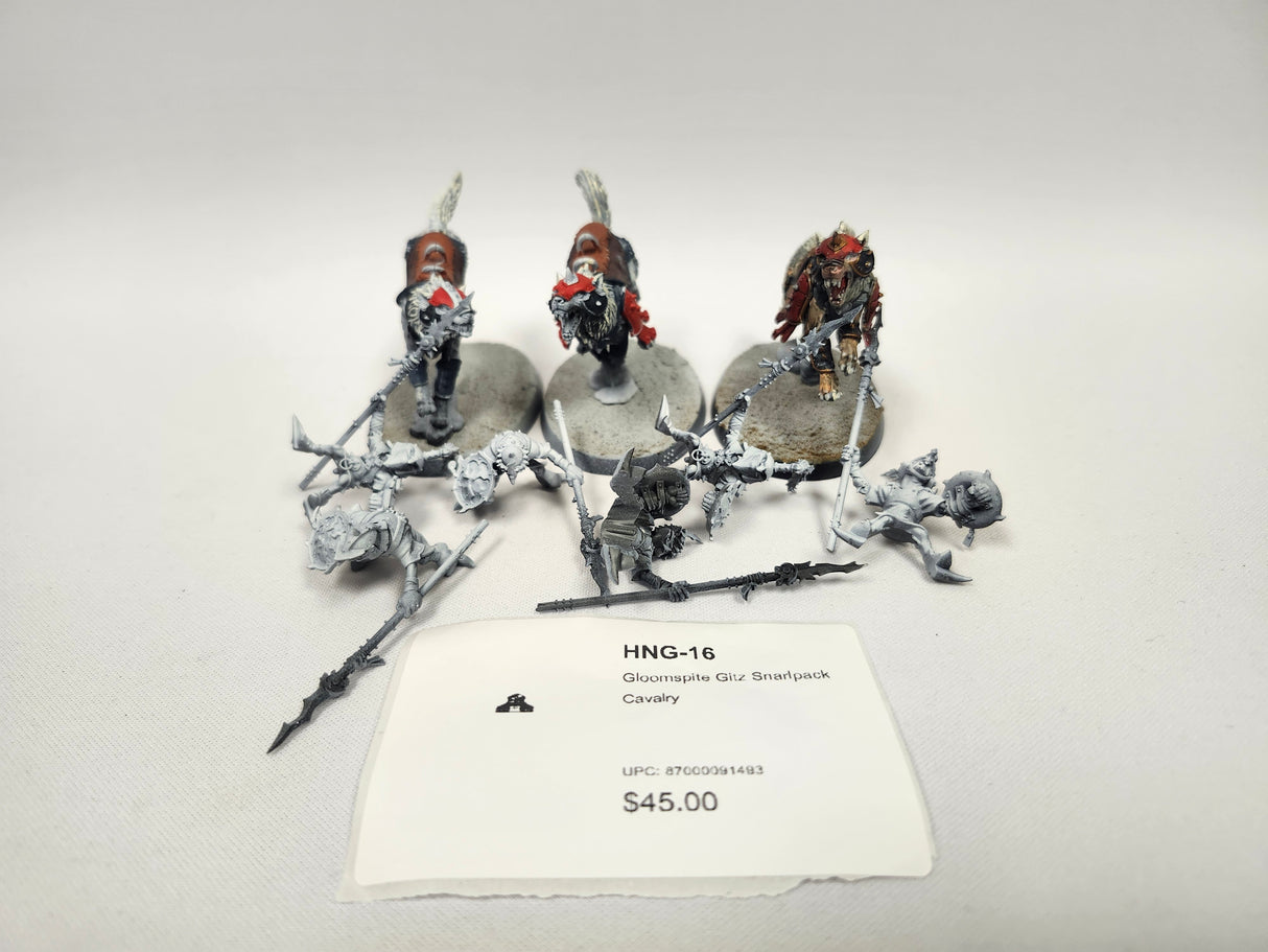 Gloomspite Gitz Snarlpack Cavalry HNG-16