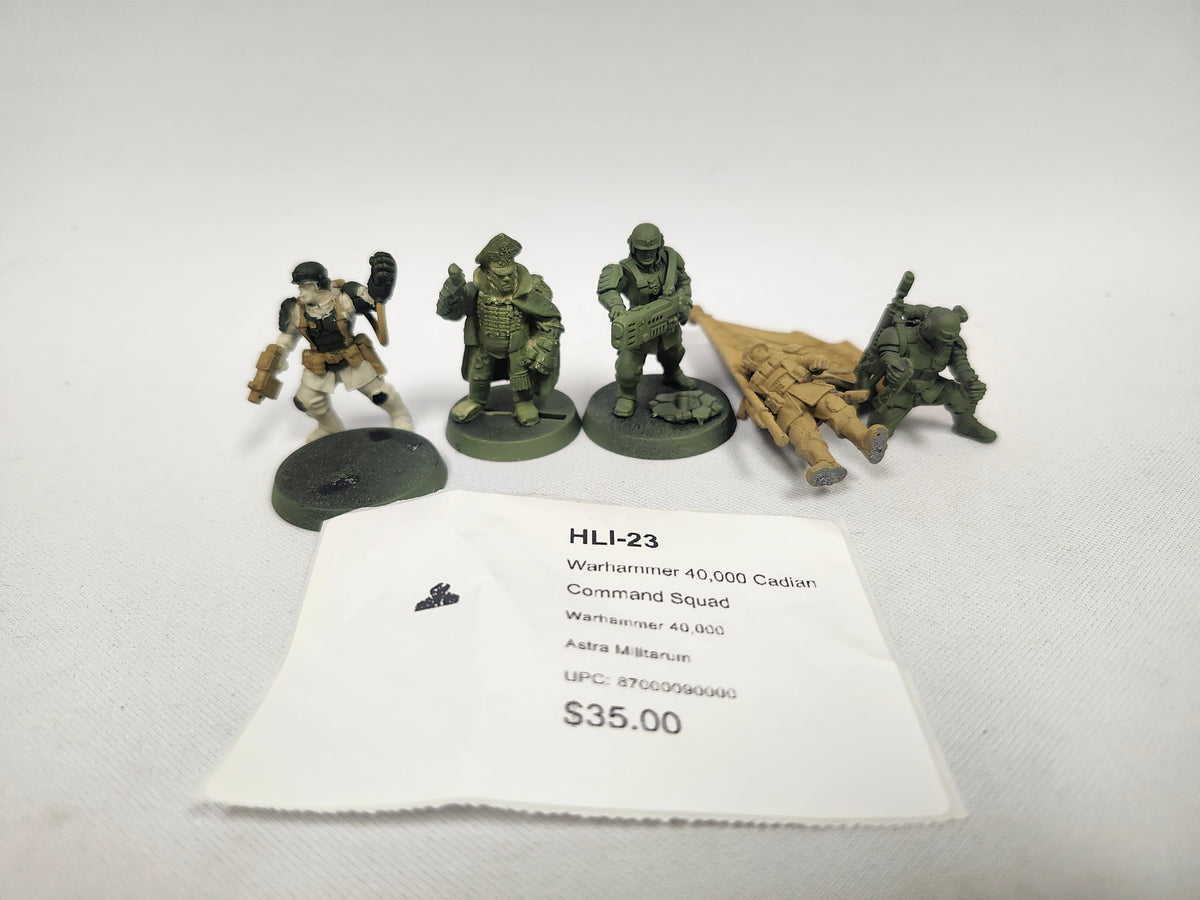 Warhammer 40,000 Cadian Command Squad HLI-23