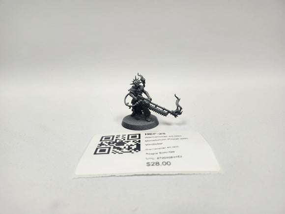 Warhammer 40,000 Ministorum Priest with Vindictor HEF-25