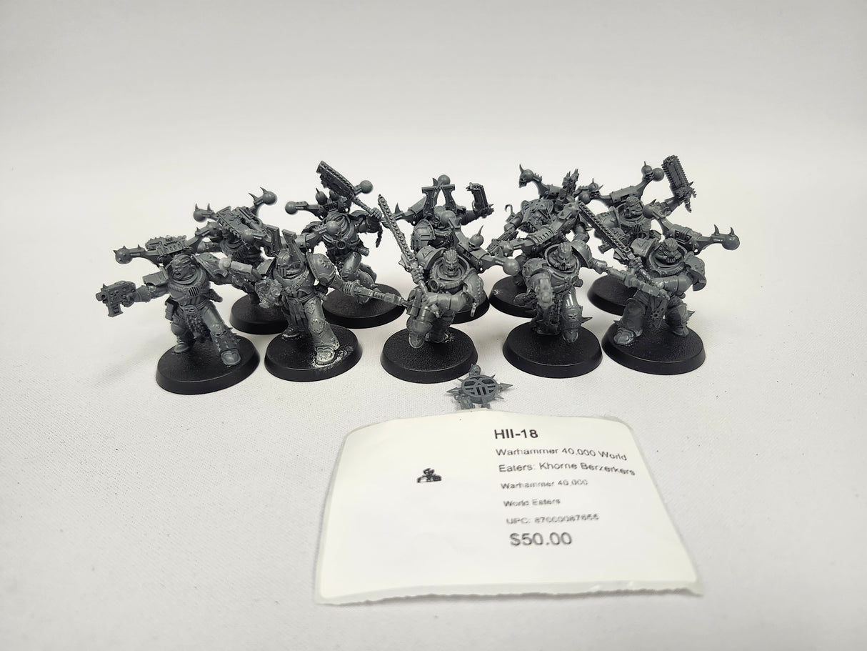 Warhammer 40,000 World Eaters: Khorne Berzerkers HII-18