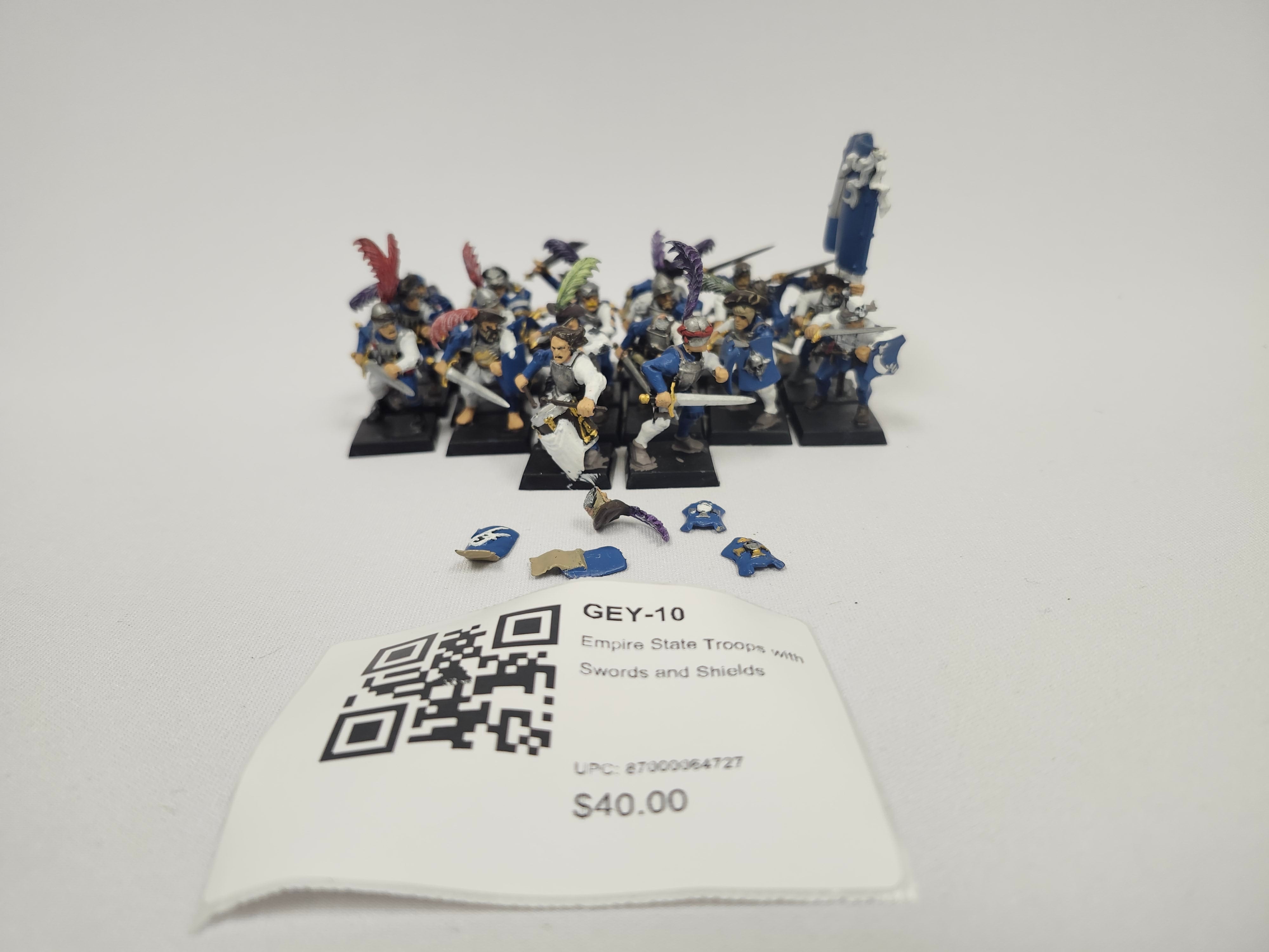 Empire State Troops with Swords and Shields GEY-10