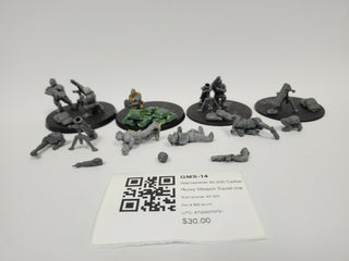 Warhammer 40,000 Cadian Heavy Weapon Squad oop GMS-14