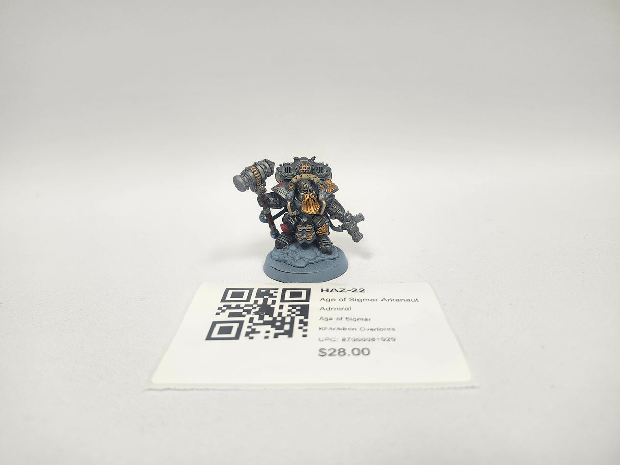 Age of Sigmar Arkanaut Admiral HAZ-22