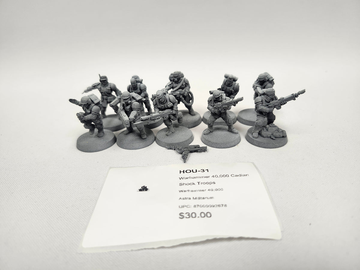 Warhammer 40,000 Cadian Shock Troops HOU-31