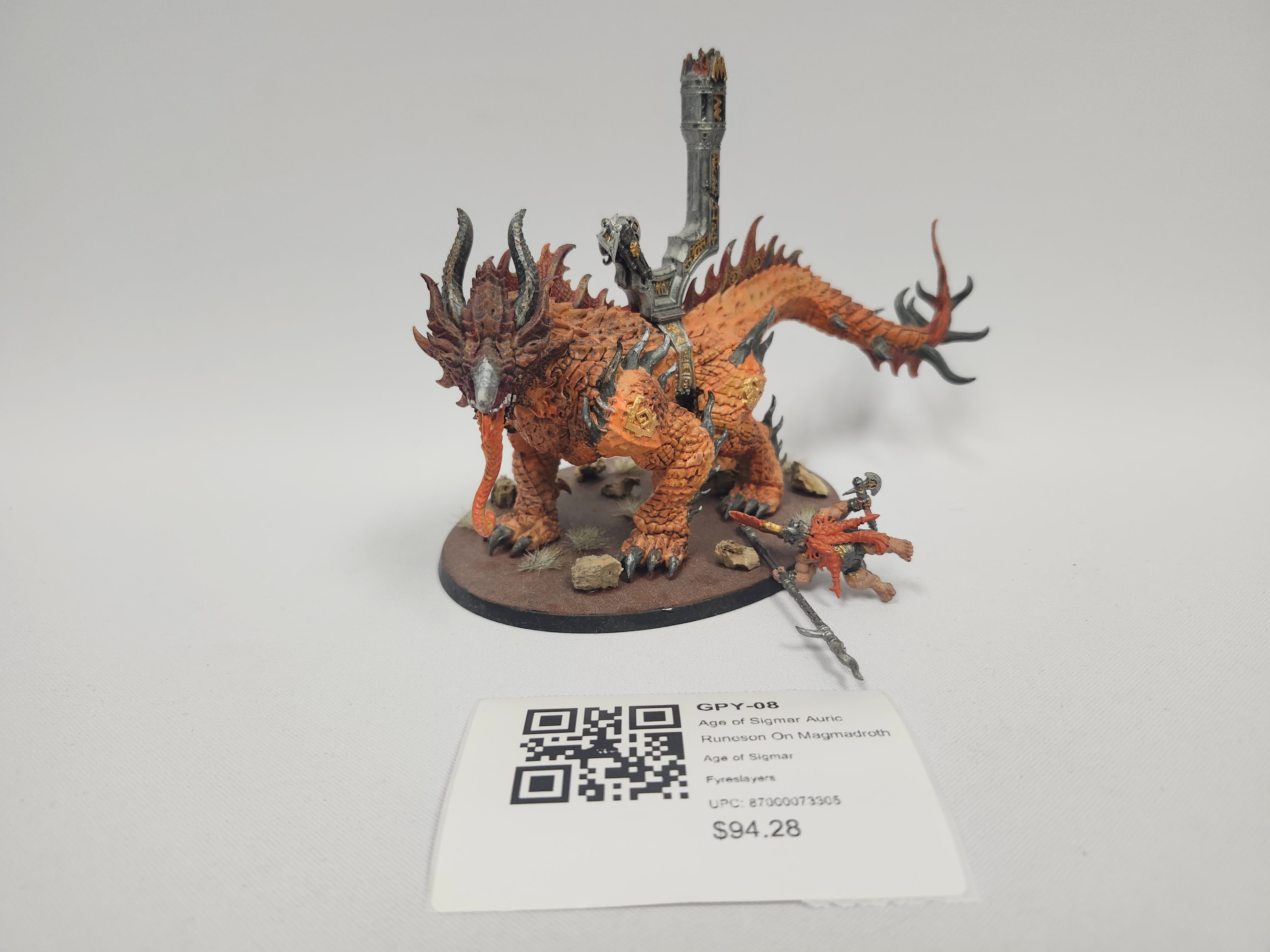 Age of Sigmar Auric Runeson On Magmadroth GPY-08