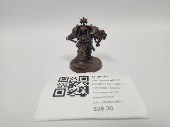 Warhammer 40,000 Leviathan Librarian in Terminator Armour GQK-07