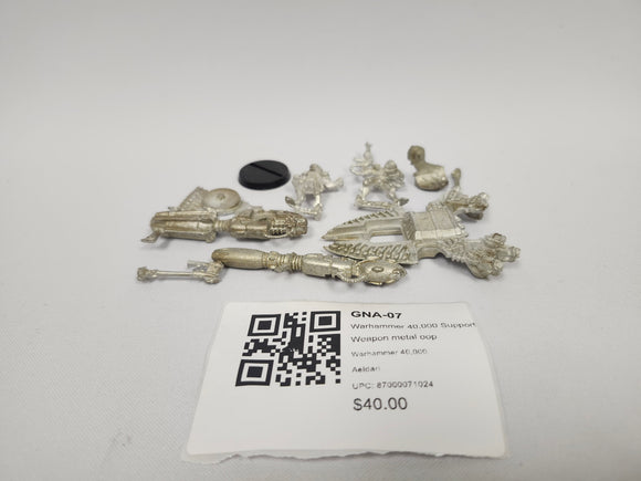 Warhammer 40,000 Support Weapon metal oop GNA-07