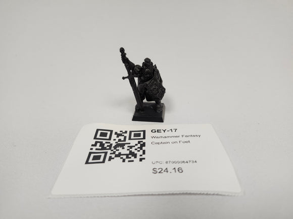 Warhammer Fantasy Captain on Foot GEY-17