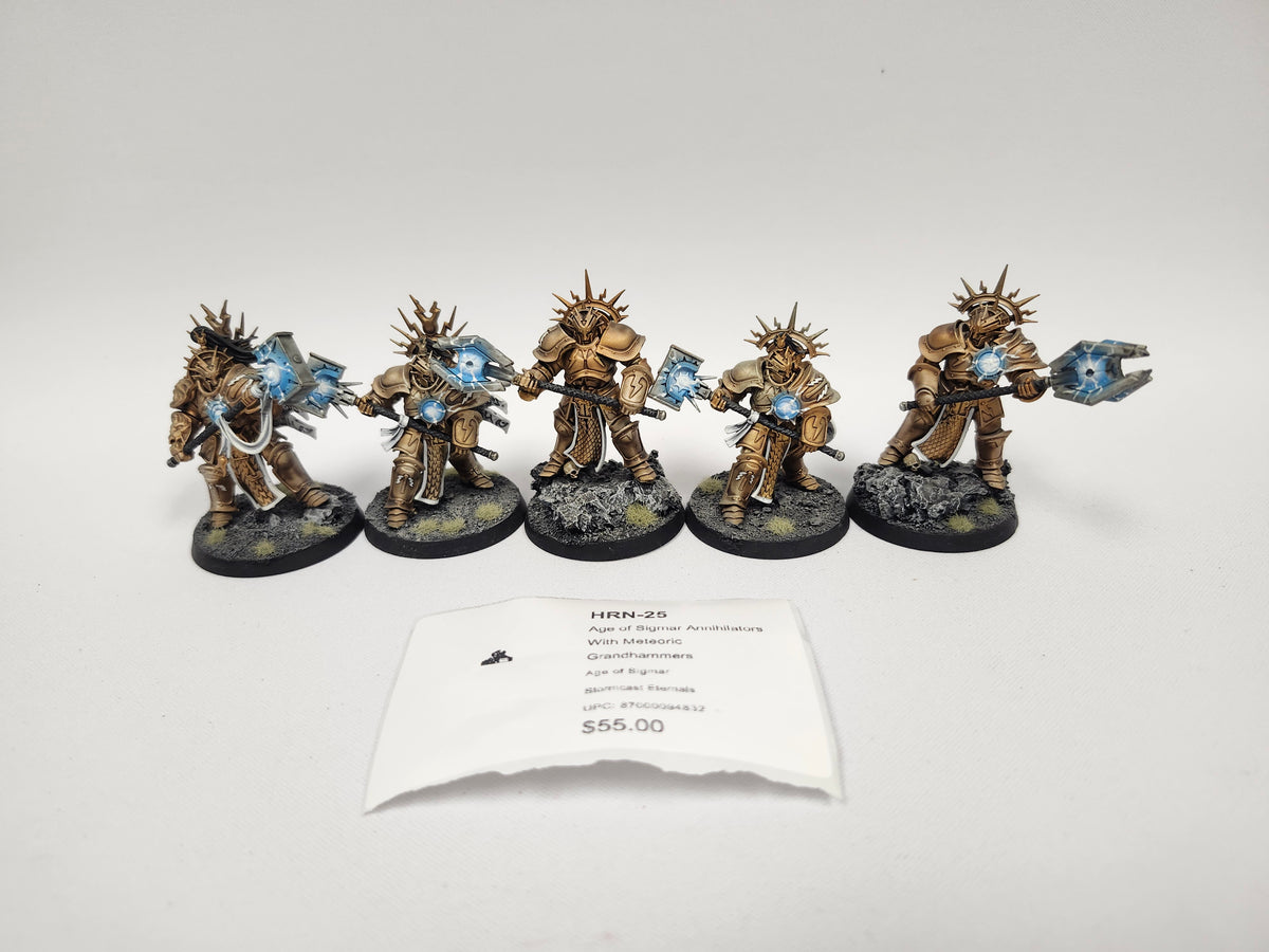 Age of Sigmar Annihilators With Meteoric Grandhammers HRN-25