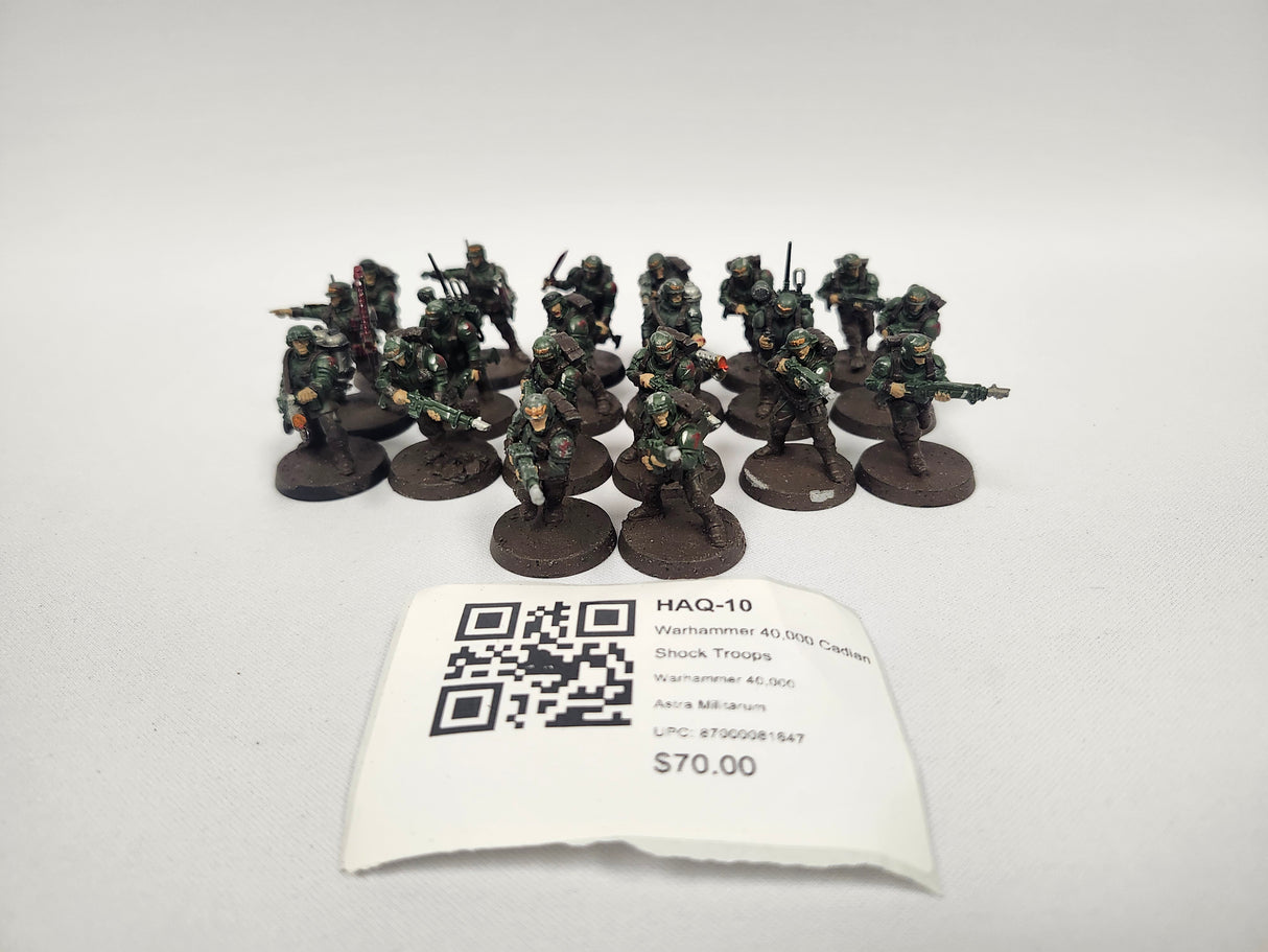 Warhammer 40,000 Cadian Shock Troops HAQ-10
