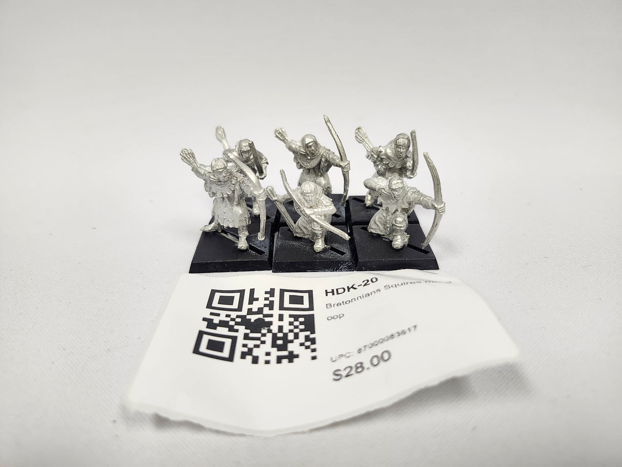 Bretonnians Squires metal oop HDK-20