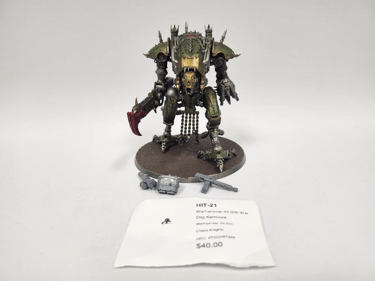 Warhammer 40,000 War Dog Karnivore HIT-21