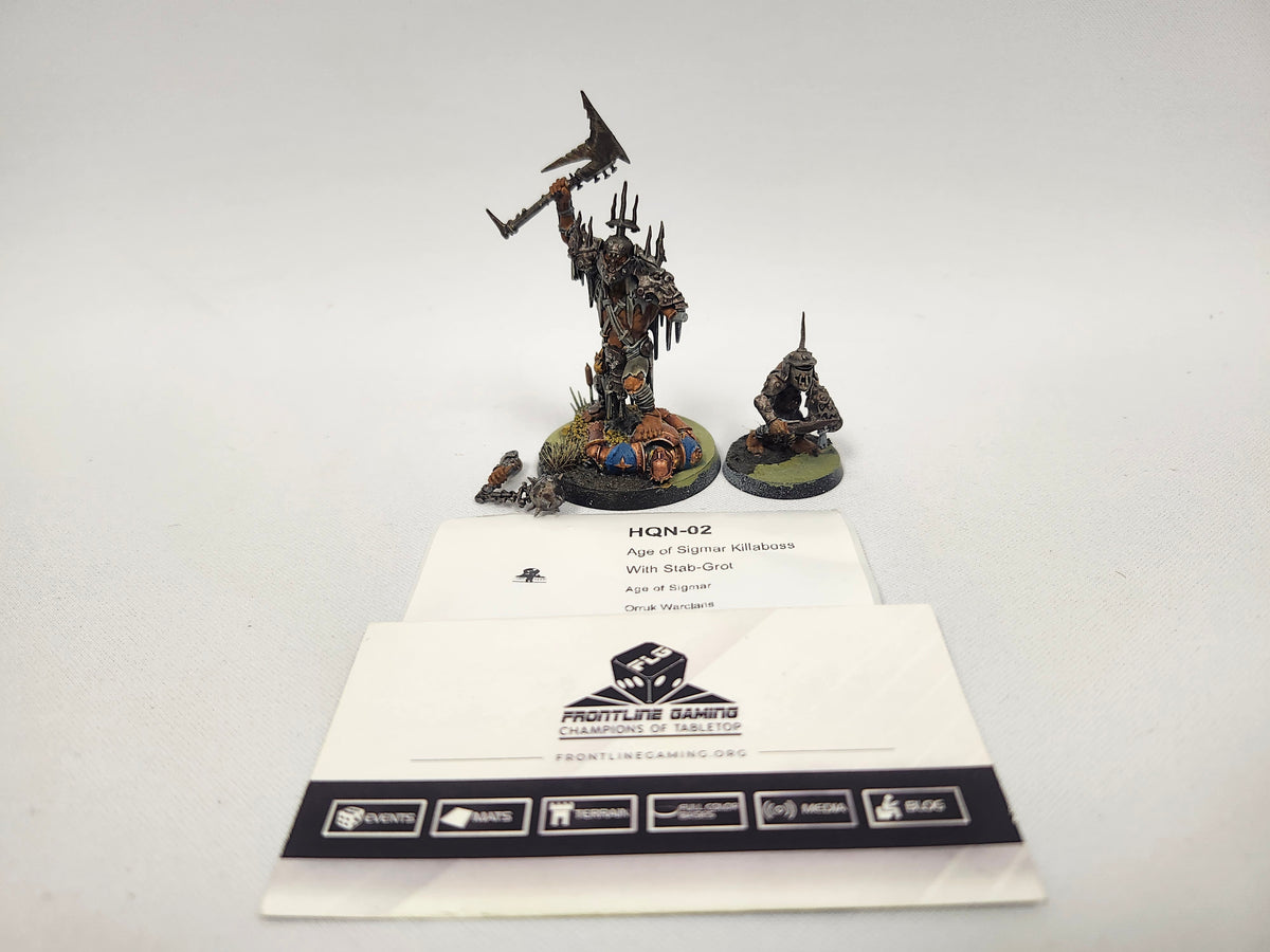 Age of Sigmar Killaboss With Stab-Grot HQN-02