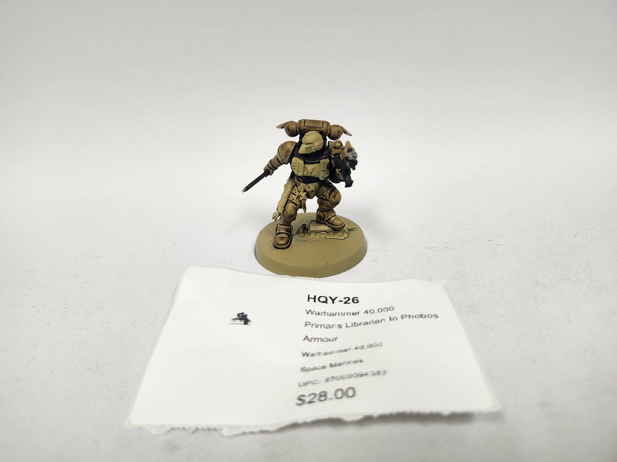 Warhammer 40,000 Primaris Librarian In Phobos Armour HQY-26