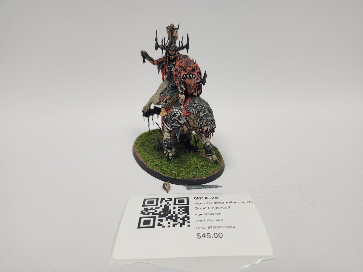 Age of Sigmar Killaboss On Great Gnashtoof GPX-25