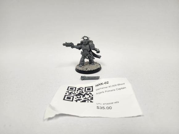 Warhamer 40,000 Blood Angels Primaris Captain HAK-02