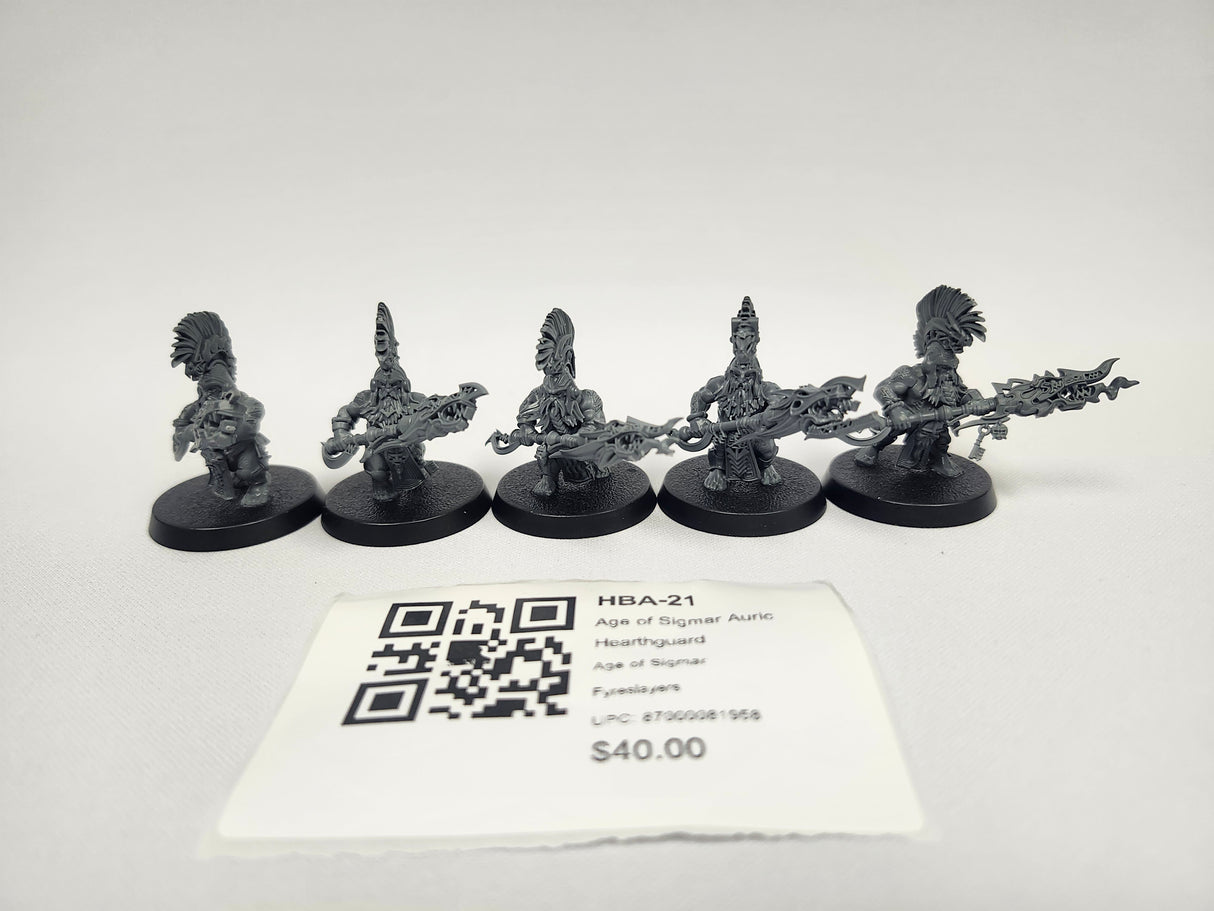 Age of Sigmar Auric Hearthguard HBA-21