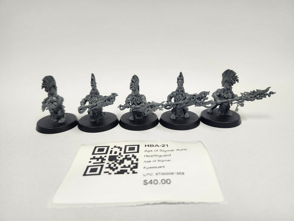 Age of Sigmar Auric Hearthguard HBA-21