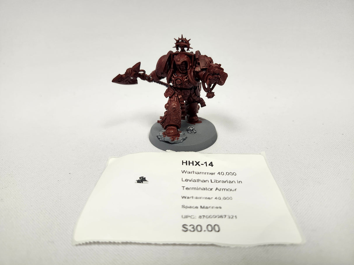 Warhammer 40,000 Leviathan Librarian in Terminator Armour HHX-14