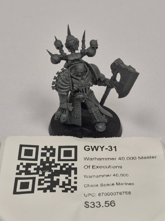 Warhammer 40,000 Master Of Executions GWY-31