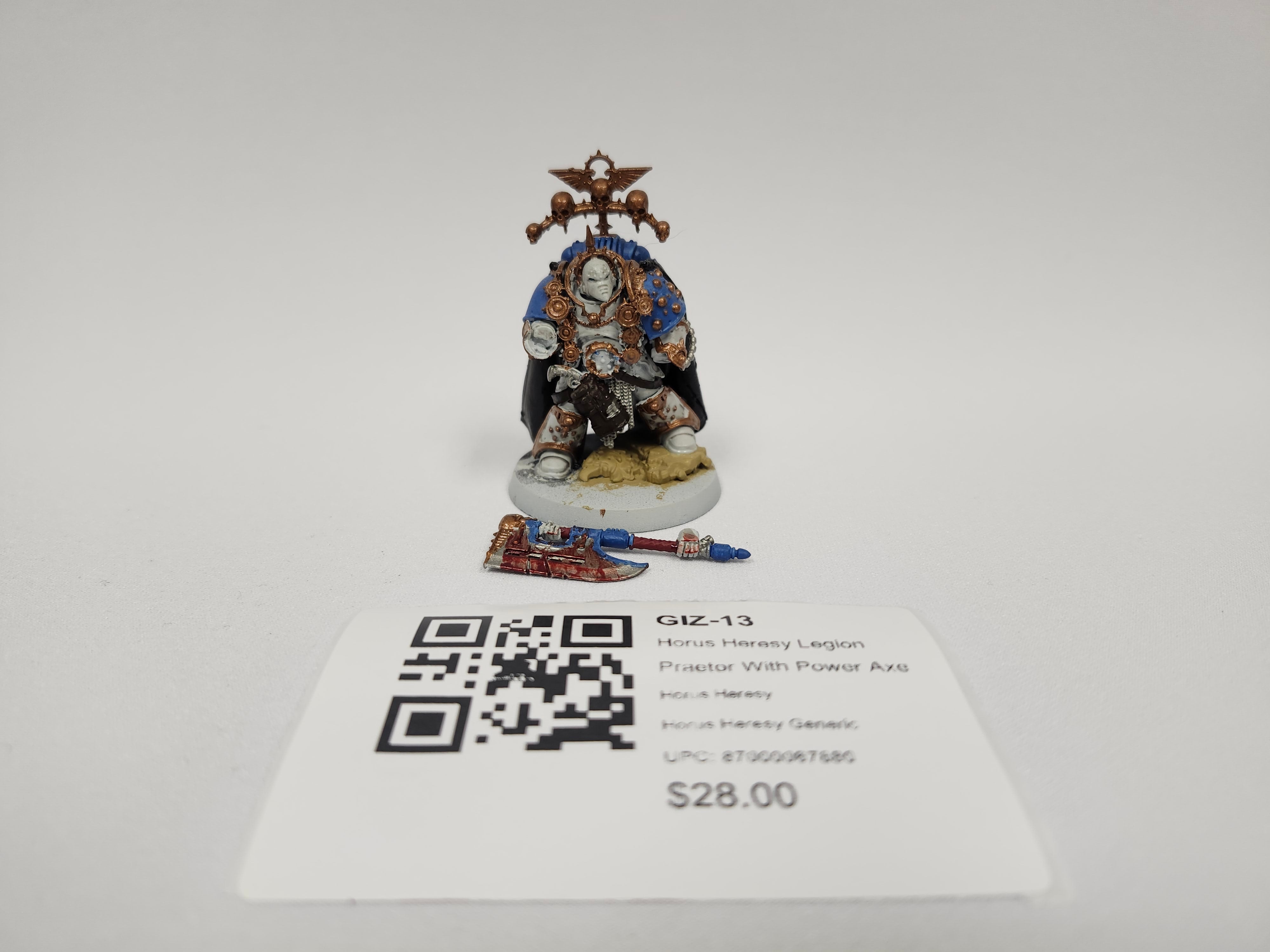 Horus Heresy Legion Praetor With Power Axe GIZ-13
