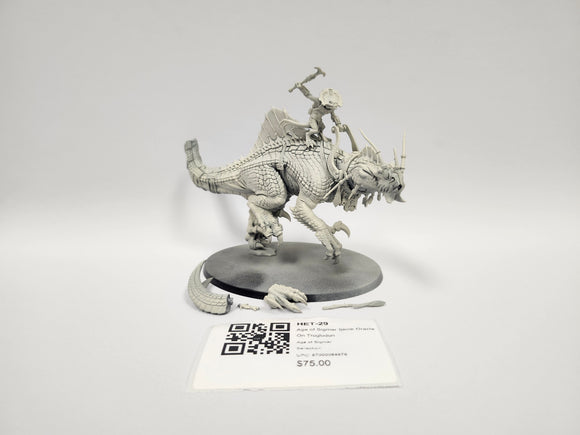 Age of Sigmar Skink Oracle On Troglodon HET-29