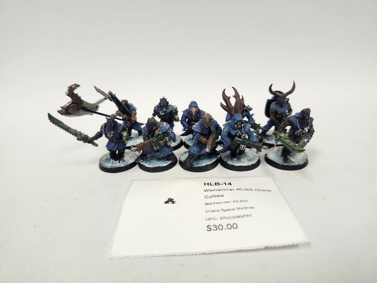 Warhammer 40,000 Chaos Cultists HLB-14