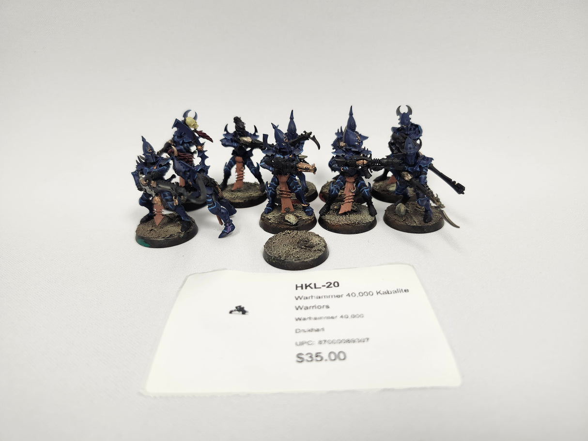Warhammer 40,000 Kabalite Warriors HKL-20
