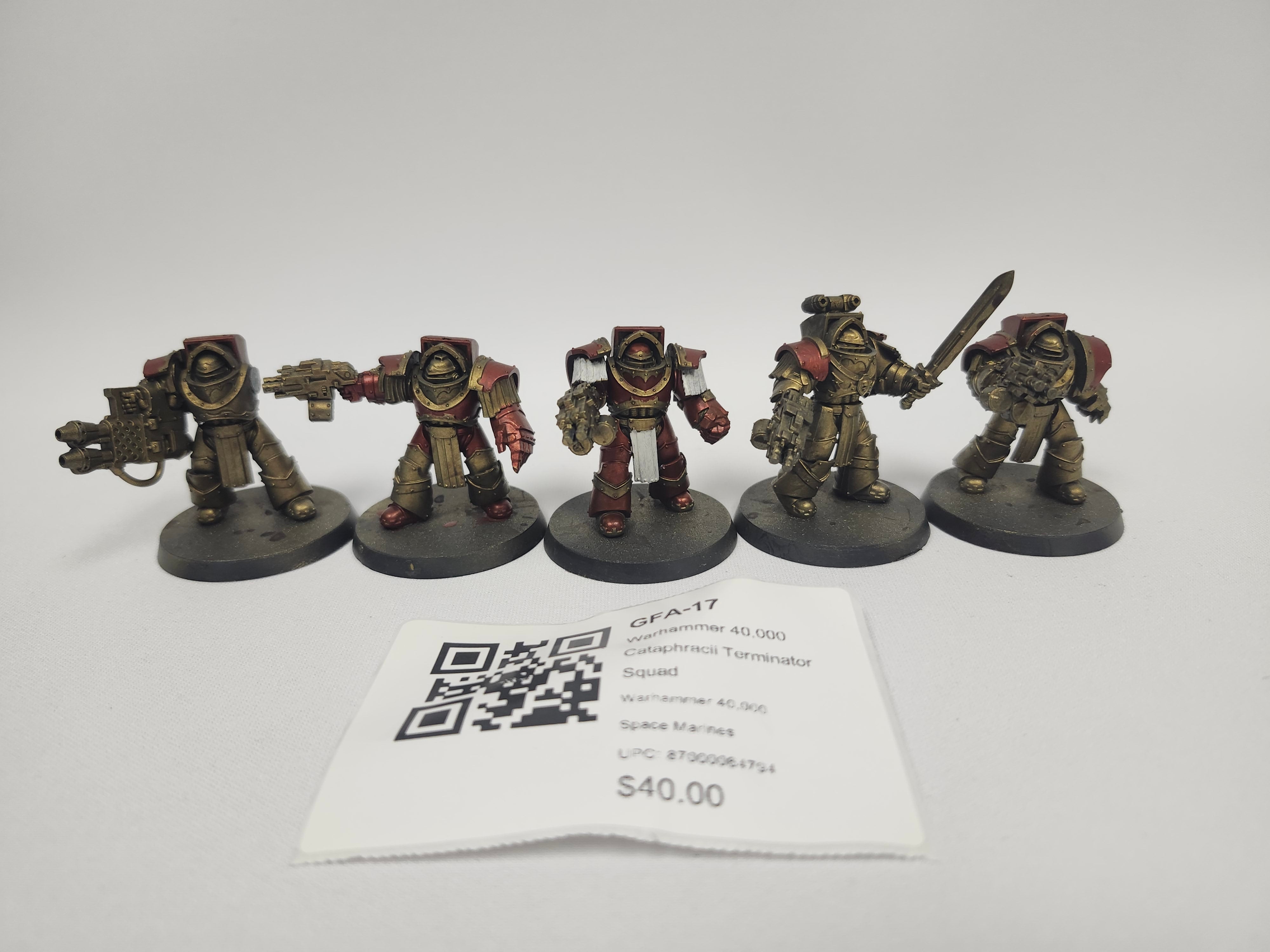 Warhammer 40,000 Cataphracii Terminator Squad GFA-17