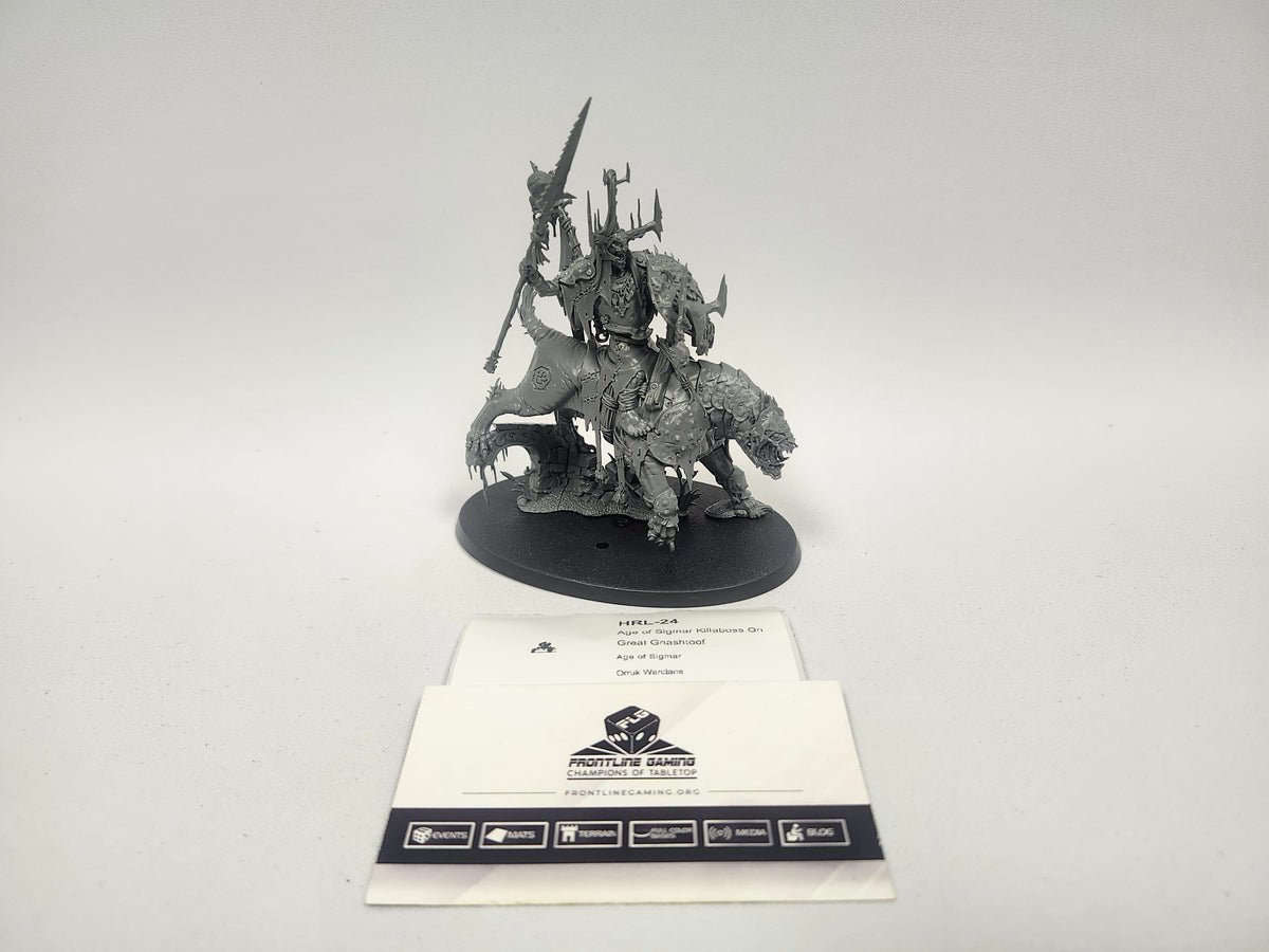 Age of Sigmar Killaboss On Great Gnashtoof HRL-24