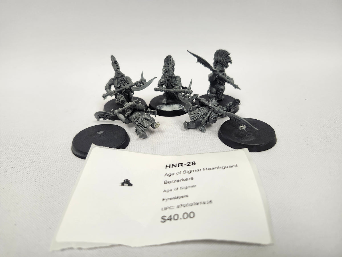 Age of Sigmar Hearthguard Berzerkers HNR-28