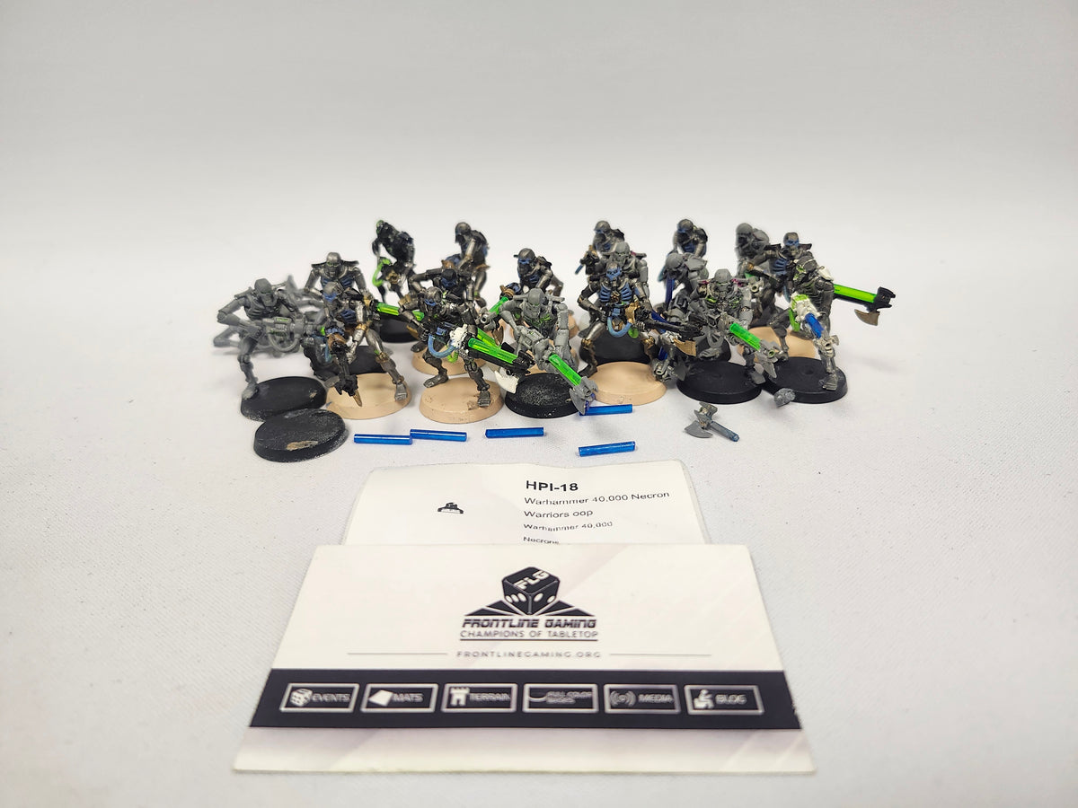 Warhammer 40,000 Necron Warriors oop HPI-18