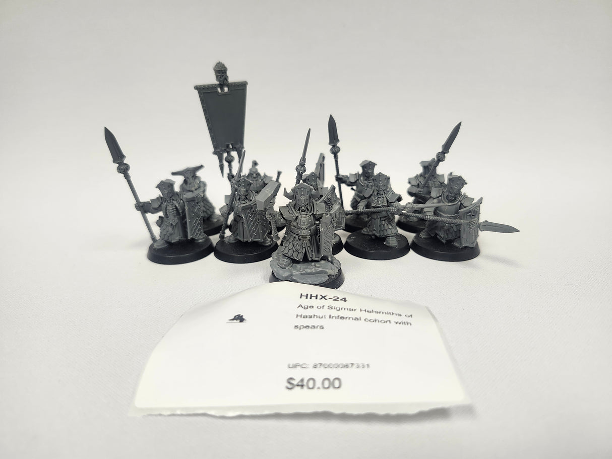 Age of Sigmar Helsmiths of Hashut Infernal cohort with spears HHX-24