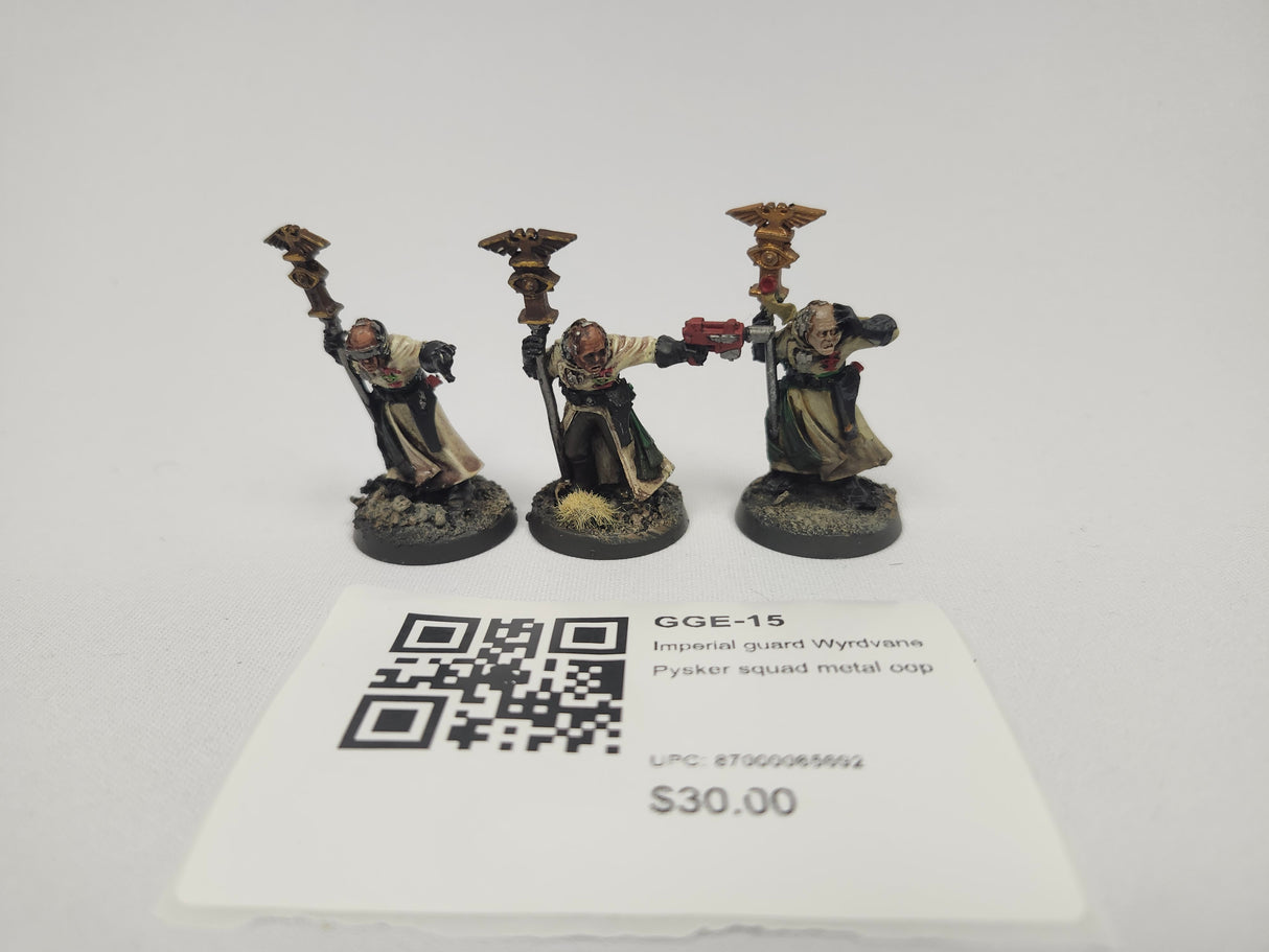 Imperial guard Wyrdvane Pysker squad metal oop GGE-15